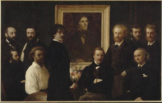 Fantin-Latour, Manet, Baudelaire : l'hommage à Delacroix