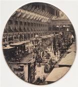 Exposition universelle de Paris, 1855, Palais de l'Industrie, vue de la nef 