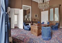Le Cabinet de travail de Napoléon III et le Salon des lacs de l'Impératrice Eugénie